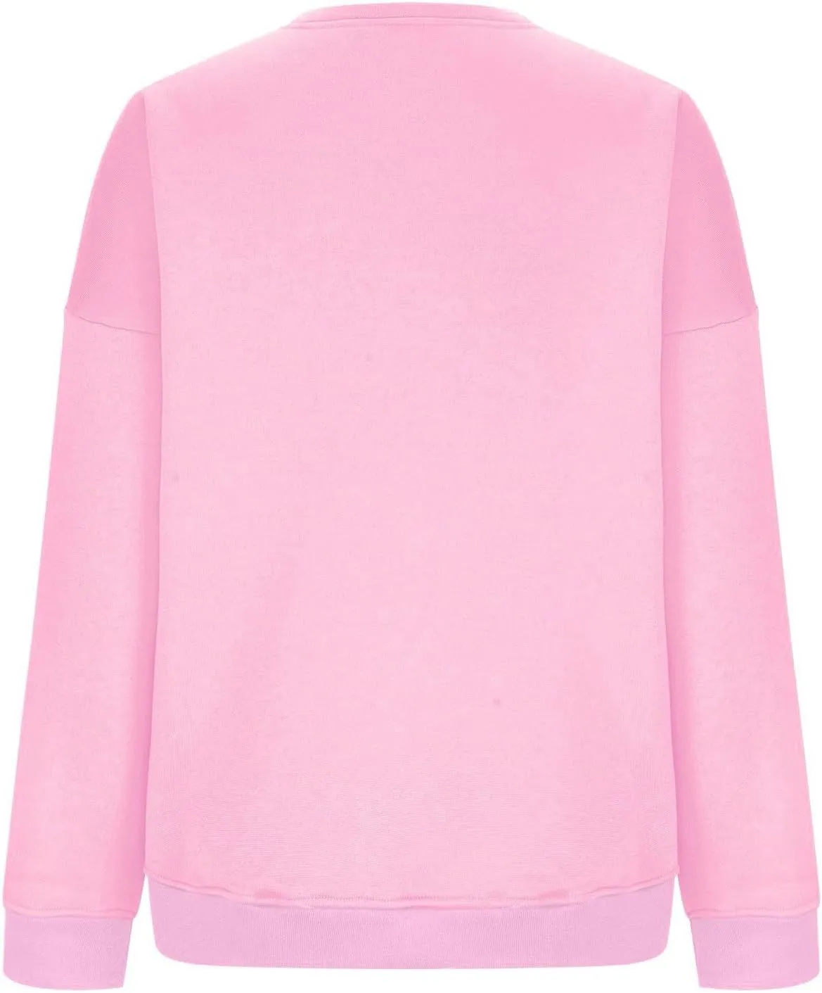 Oversized Crewneck Sweatshirts Women Loose Fit Drop Shoulder FLeece Hoodie Preppy Casual Long Sleeve Pullover Sweaters