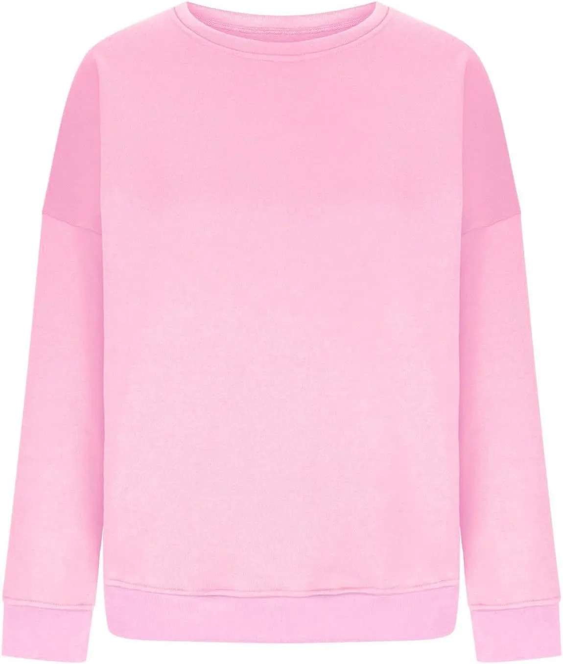 Oversized Crewneck Sweatshirts Women Loose Fit Drop Shoulder FLeece Hoodie Preppy Casual Long Sleeve Pullover Sweaters