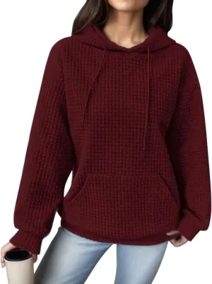 Oversized Hoodie for Women Womens Hoodie with Loose Pullover Long Sleeve Spliced with String Pockets