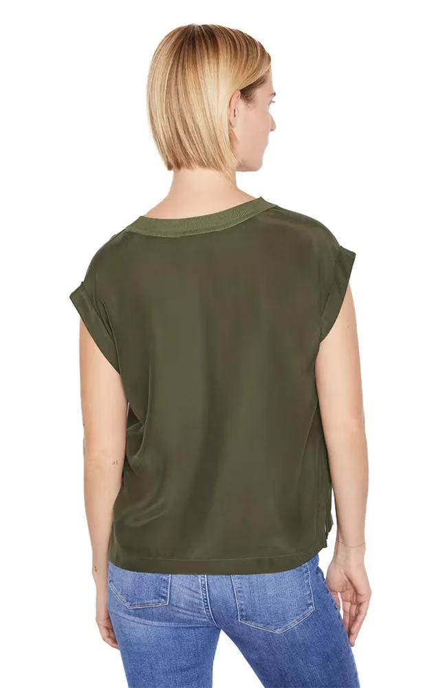 Oversized Silk Tee