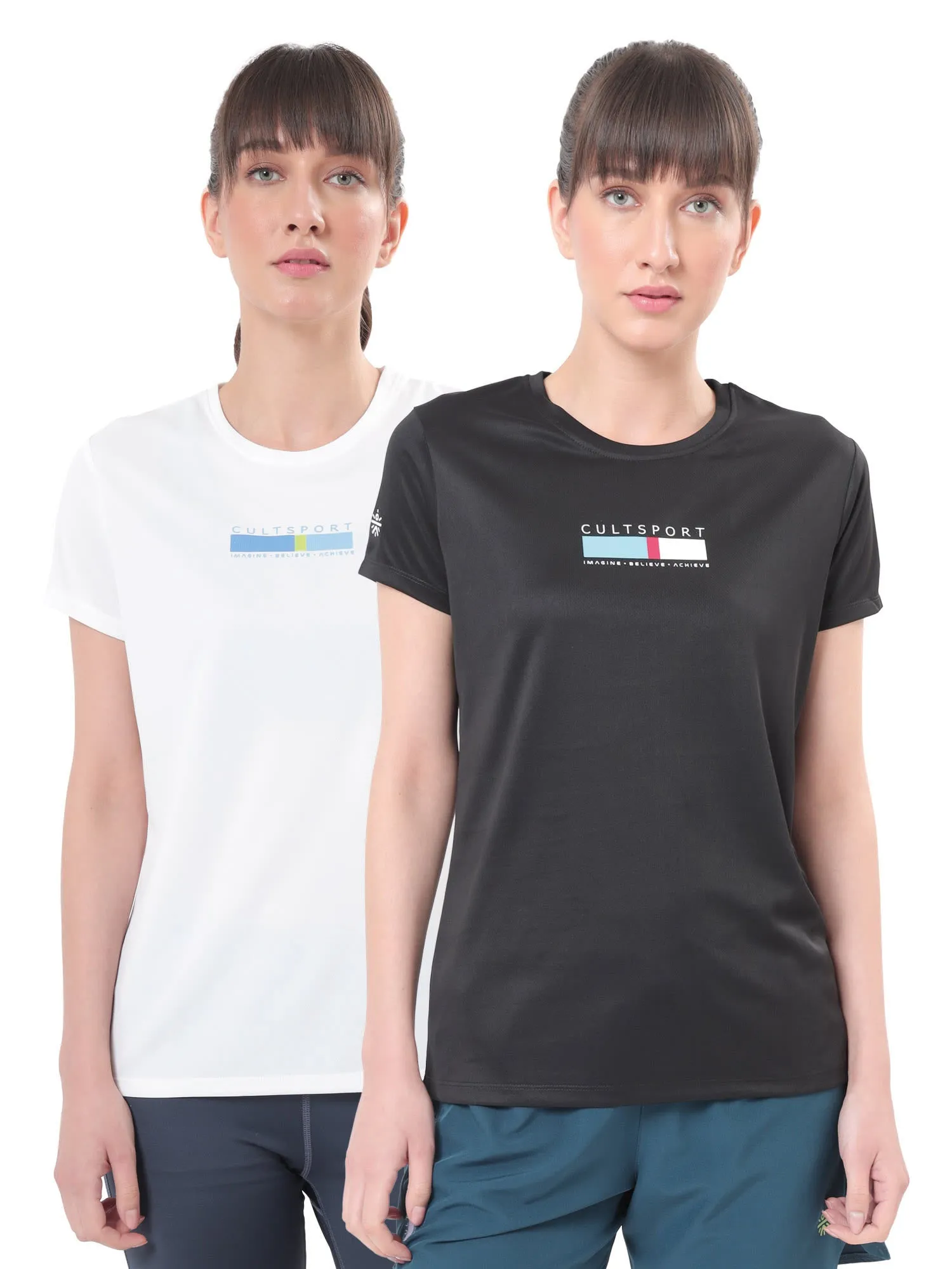 Performance Tshirt with Minimal Graphic Pack of 2