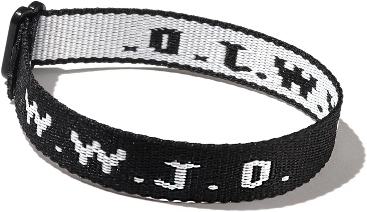 Pingyongchang 2Pcs WWJD Matching Bracelet What Would Jesus Do Letter Hnadmade Braided Bracelets Inspirational Religious Christian Jewelry Friendship Couples Gift for Women Men