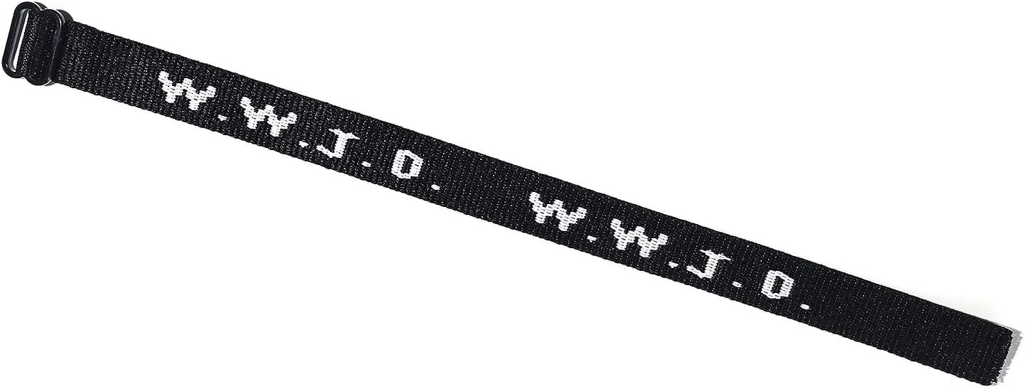Pingyongchang 2Pcs WWJD Matching Bracelet What Would Jesus Do Letter Hnadmade Braided Bracelets Inspirational Religious Christian Jewelry Friendship Couples Gift for Women Men