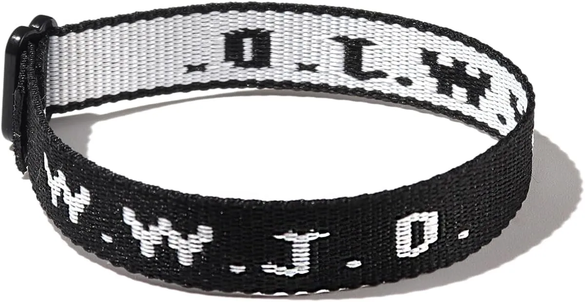 Pingyongchang 2Pcs WWJD Matching Bracelet What Would Jesus Do Letter Hnadmade Braided Bracelets Inspirational Religious Christian Jewelry Friendship Couples Gift for Women Men