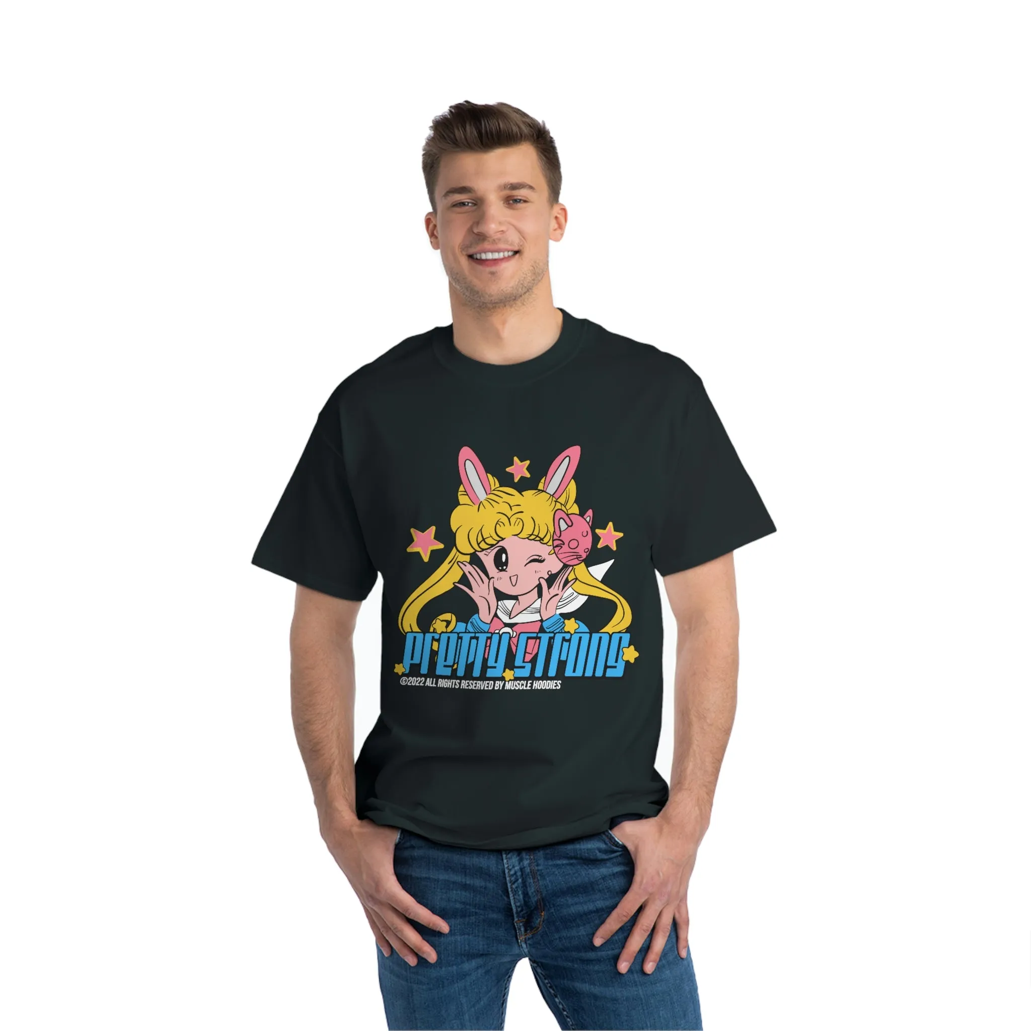 PRETTY STRONG (ANIME GIRL) - TEE