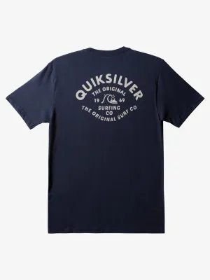 Quiksilver Script Talk Tee-Navy Blazer