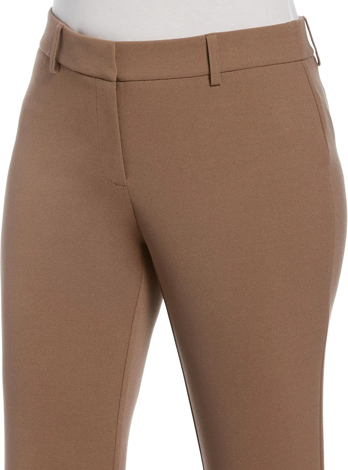 Rafaella Women's 32.5" Soft Crepe Dress Pants, Four-Way Stretch, Modern Fit, Flattering & Versatile Work Slacks