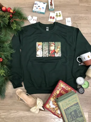 Retro Winter | Crewneck Sweatshirt (Toddler 2T to Adult 5X)