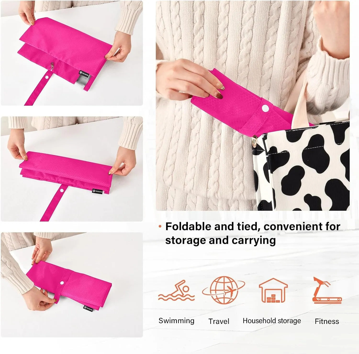 Rose Travel Packing Organizers Collapsible Packing Cubes for Travel Various Sizes Packing Organizer