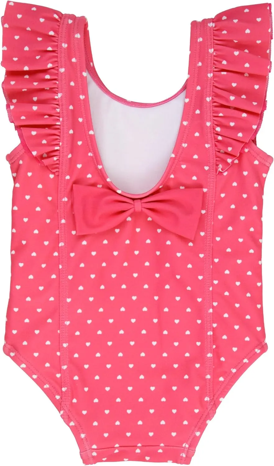 RuffleButts Baby/Toddler Girls Ruffle Strap One Piece Swimsuit w/UPF 50  Sun Protection