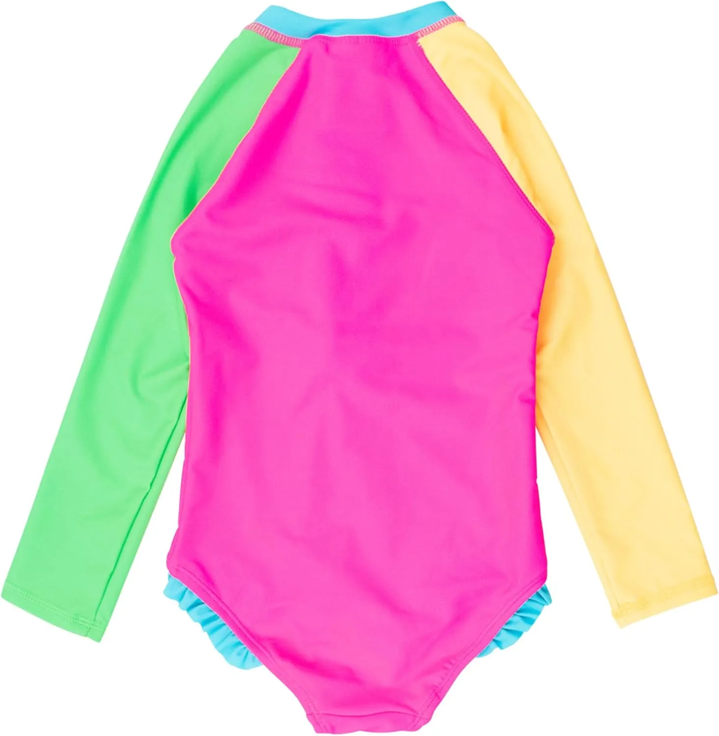 RuffleButts Girls One Piece Rash Guard Baby Swimsuit UPF 50  Sun Protection