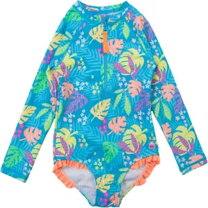 RuffleButts Girls One Piece Rash Guard Baby Swimsuit UPF 50  Sun Protection
