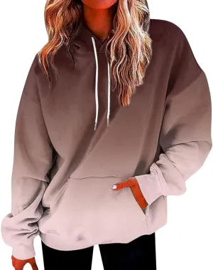 SHAOBGE 2023 Trendy Crewneck Sweatshirts Oversized Womens Plus Size Fall Tops Womens Half Zip Fleece Pullover Hoodies For Women Pullover Cute Sales Today Clearance Prime Only Day Prime