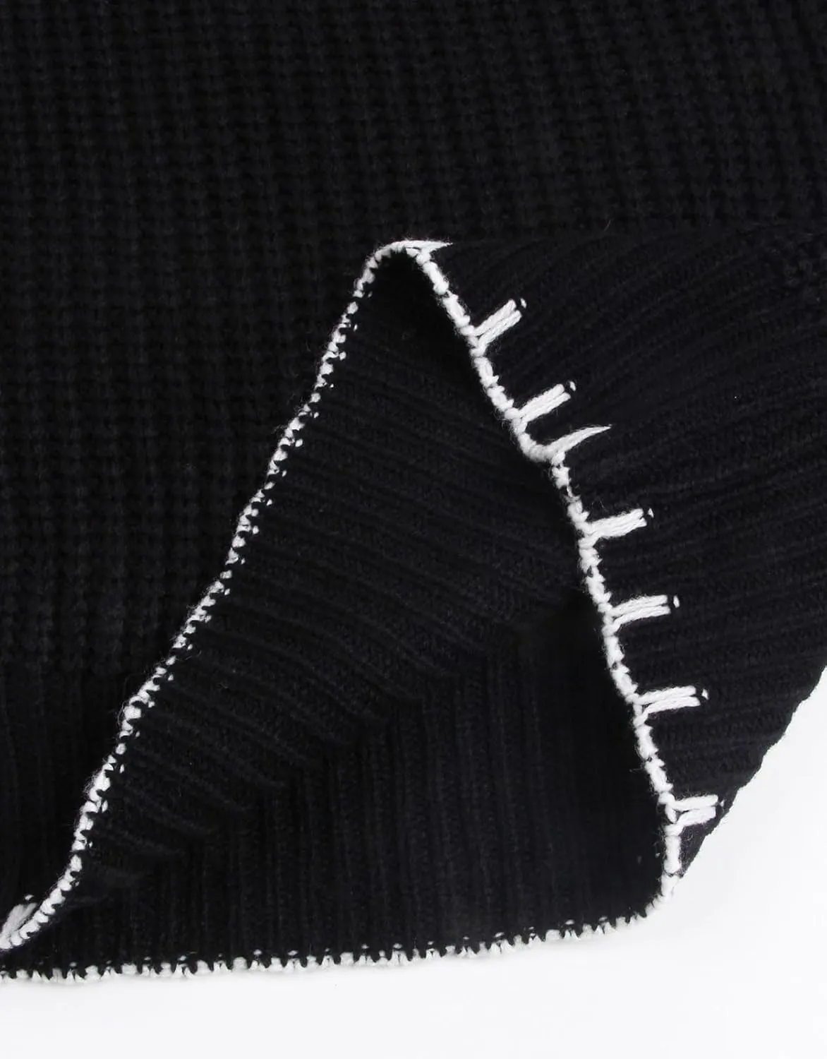 shermie Women's Star Graphic Knitted Pullover Sweaters Long Sleeve Crew Neck Casual Sweater