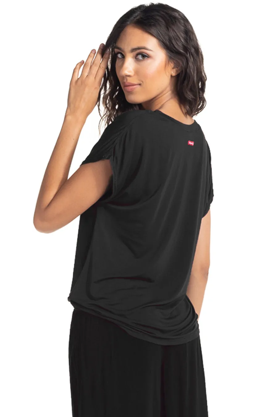 Slouchy V-Neck Tee