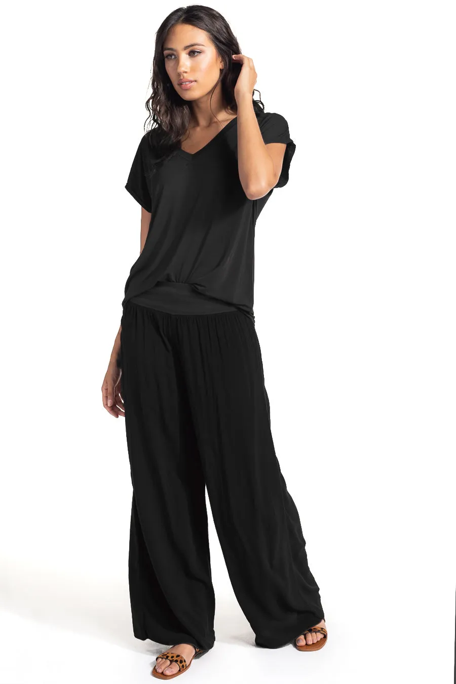Slouchy V-Neck Tee