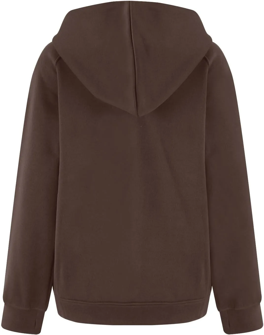 slqdgmryz Womens Zip Up Hoodies Winter Fleece Jacket Althletic Oversized Hooded Sweatshirt Plain Y2k Hoodie with Pockets