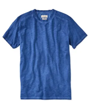 Slub Knit Cotton Crewneck Tee