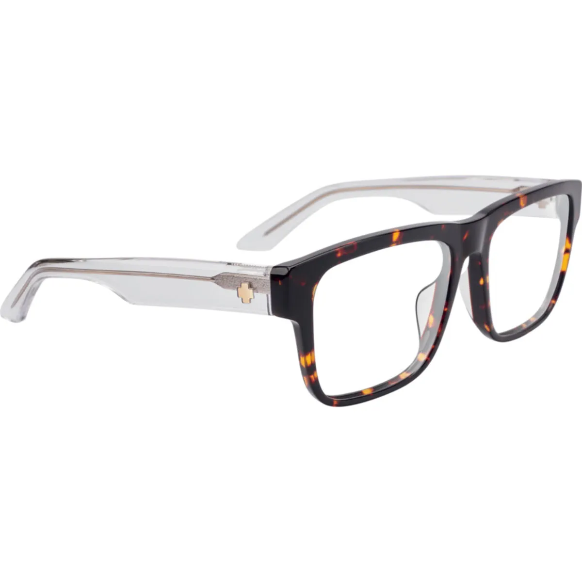 Spy Optics Eyeglass Frames Men's Discord Optical 58 Dark Tortoise Crystal Eyeglasses