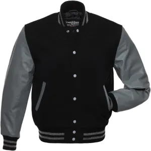 Stewart & Strauss Original Varsity Letterman Jacket Since 1977 (48 Team Colors) Wool & Leather XXS to 6XL