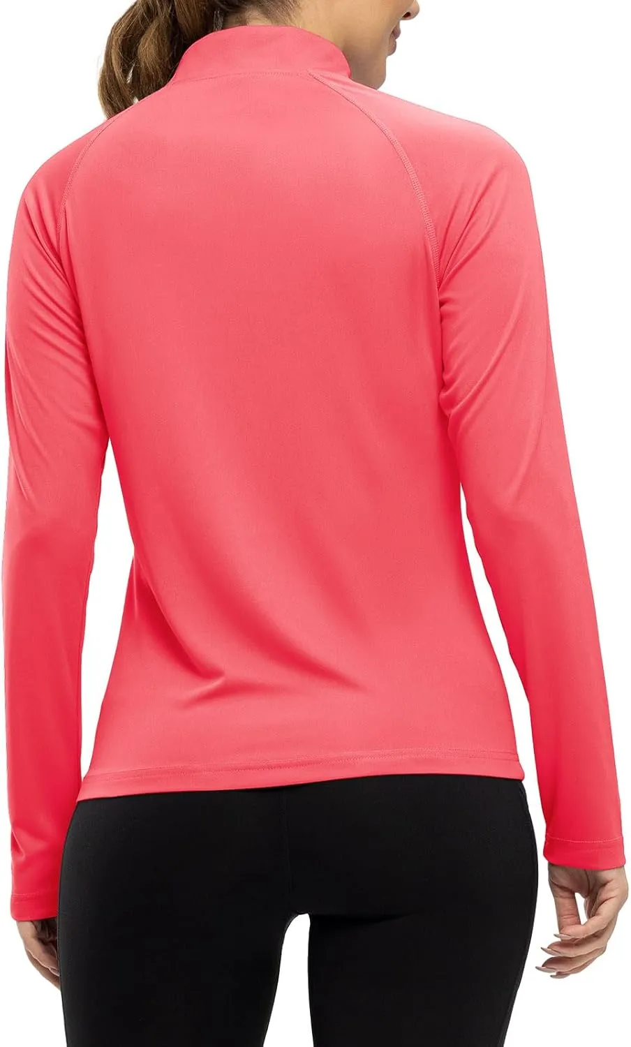 TBMPOY Women's UPF 50  Long Sleeve Quick Dry Zipper Sun Protection Shirts