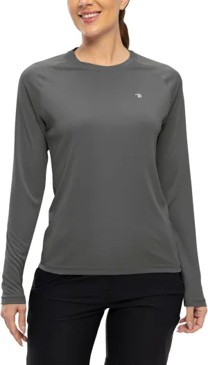 TBMPOY Women's UPF 50  Long Sleeve Quick Dry Zipper Sun Protection Shirts