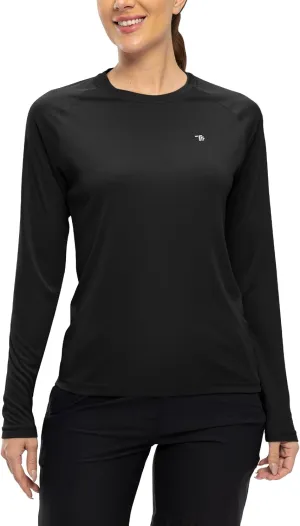 TBMPOY Women's UPF 50  Long Sleeve Quick Dry Zipper Sun Protection Shirts