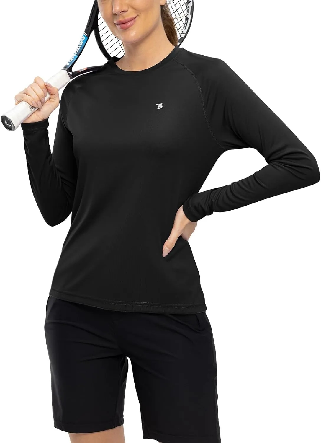 TBMPOY Women's UPF 50  Long Sleeve Quick Dry Zipper Sun Protection Shirts