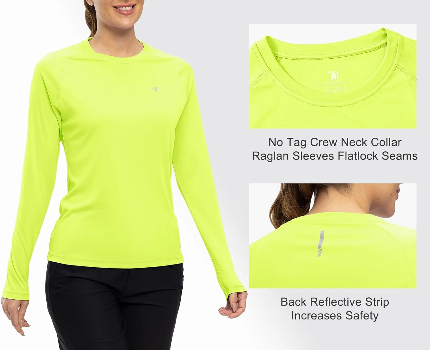 TBMPOY Women's UPF 50  Long Sleeve Quick Dry Zipper Sun Protection Shirts