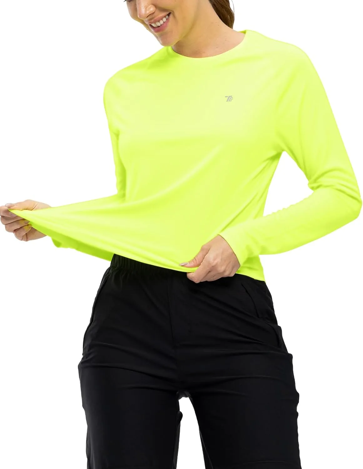 TBMPOY Women's UPF 50  Long Sleeve Quick Dry Zipper Sun Protection Shirts