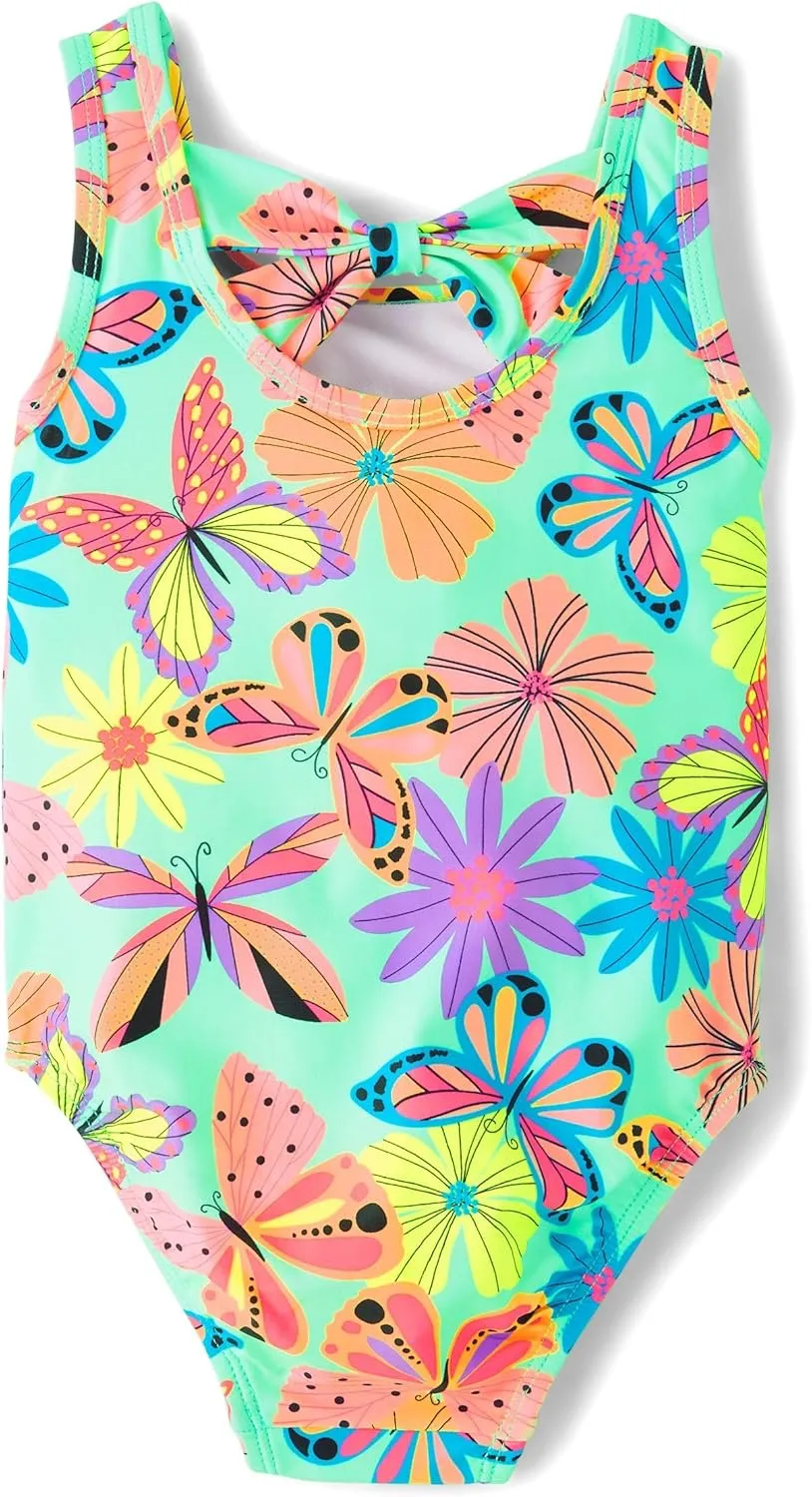 The Children's Place Girls' and Toddler 2 Piece Tankini Swimsuit
