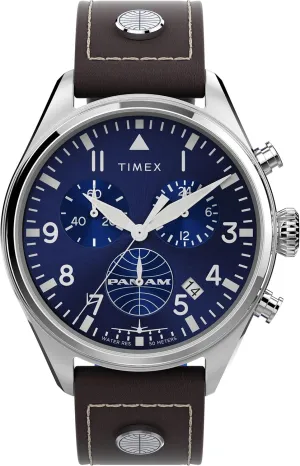 Timex Men's X Pan Am Chronograph 42mm Watch