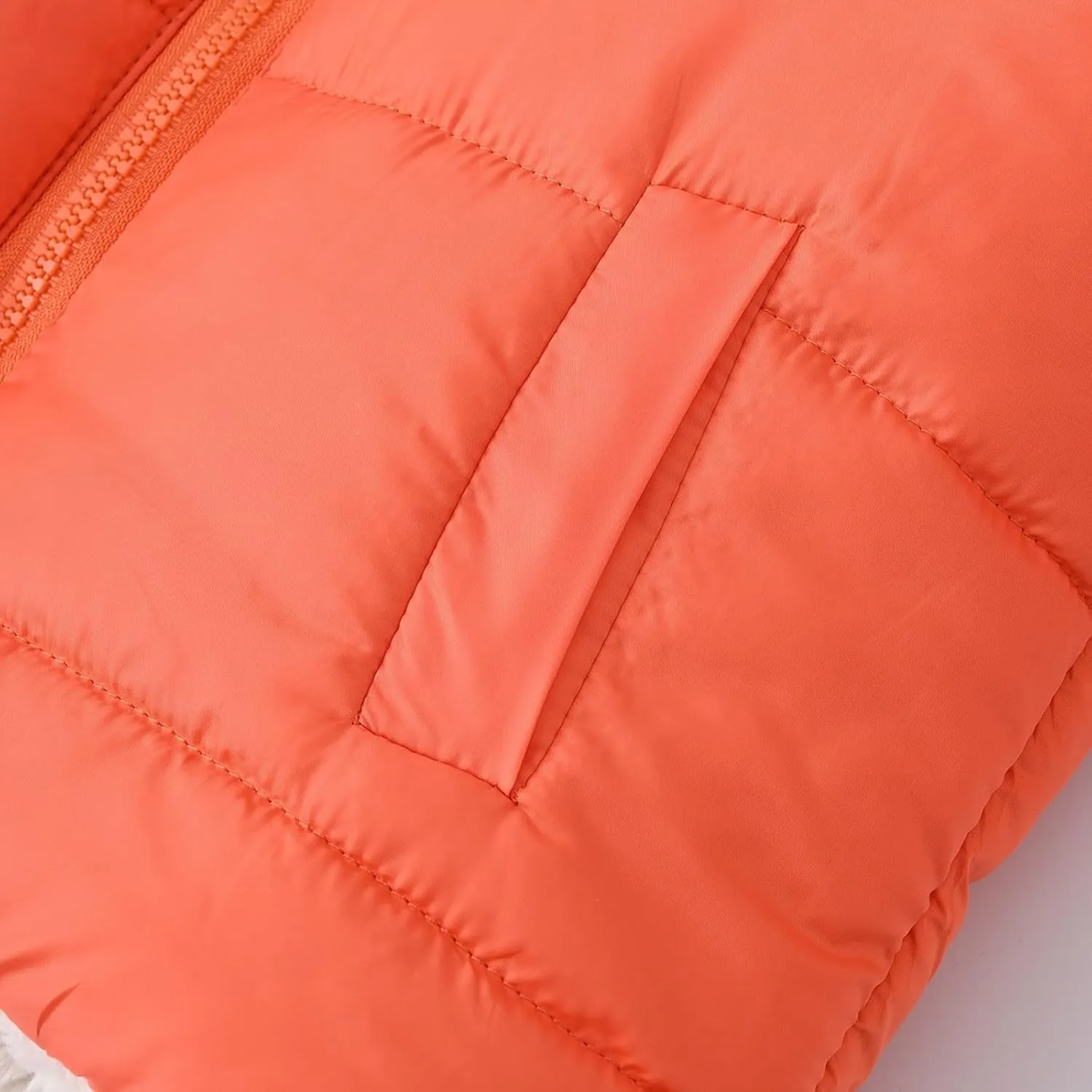 Toddler Boys Girls Fleece Cute Ears Down Coat Cotton Padded Hooded Jackets with Pockets Little Girl Winter Coats Size 8