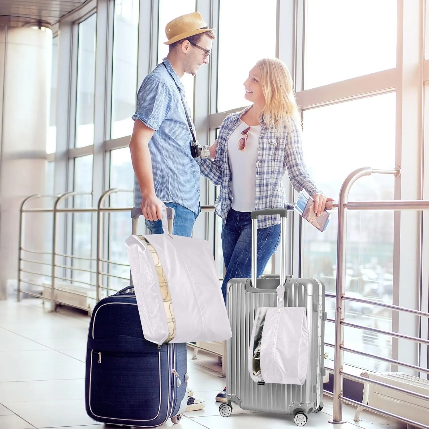 Travel Packing Bags Magnolia 3 Set of Packing Cubes for Suitcases Travel Bags Organizer for Luggage