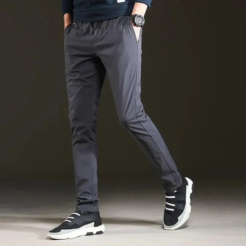 Trendy Mens Loose Cropped Sweatpants