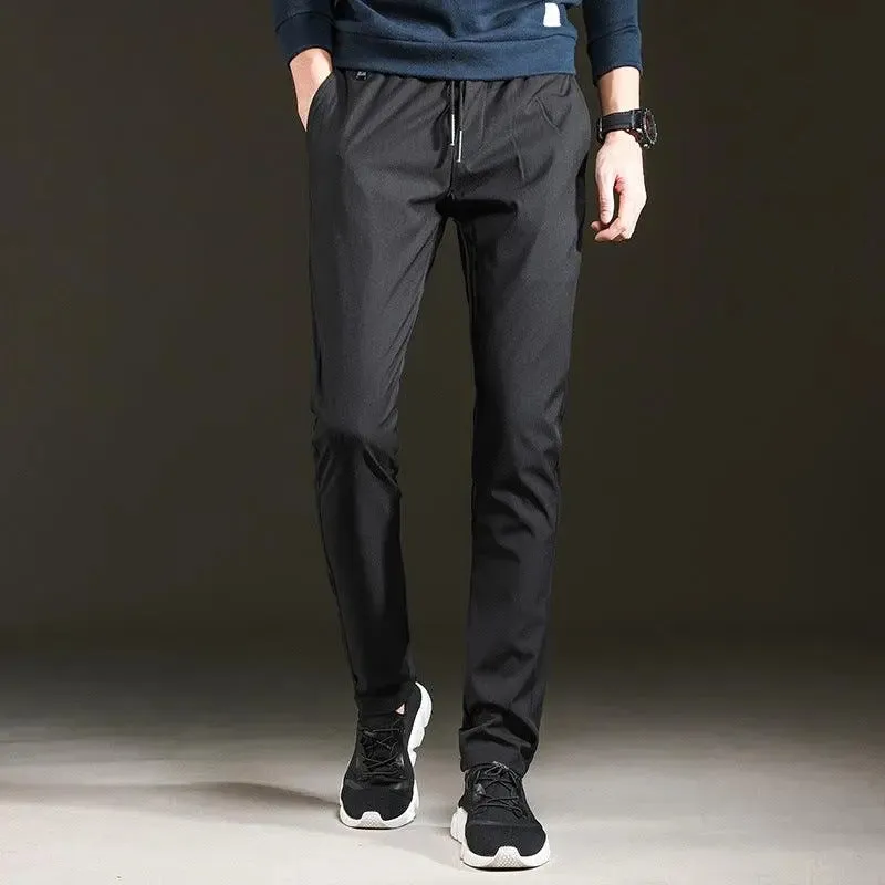 Trendy Mens Loose Cropped Sweatpants