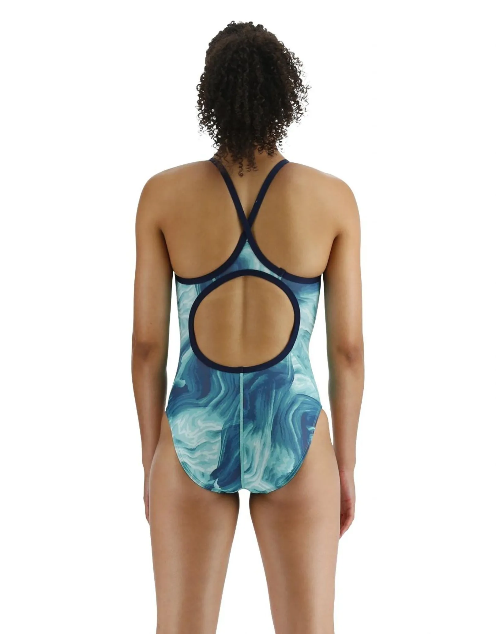 TYR Mezio Durafast Elite Diamondfit Swimsuit - Teal/Multi