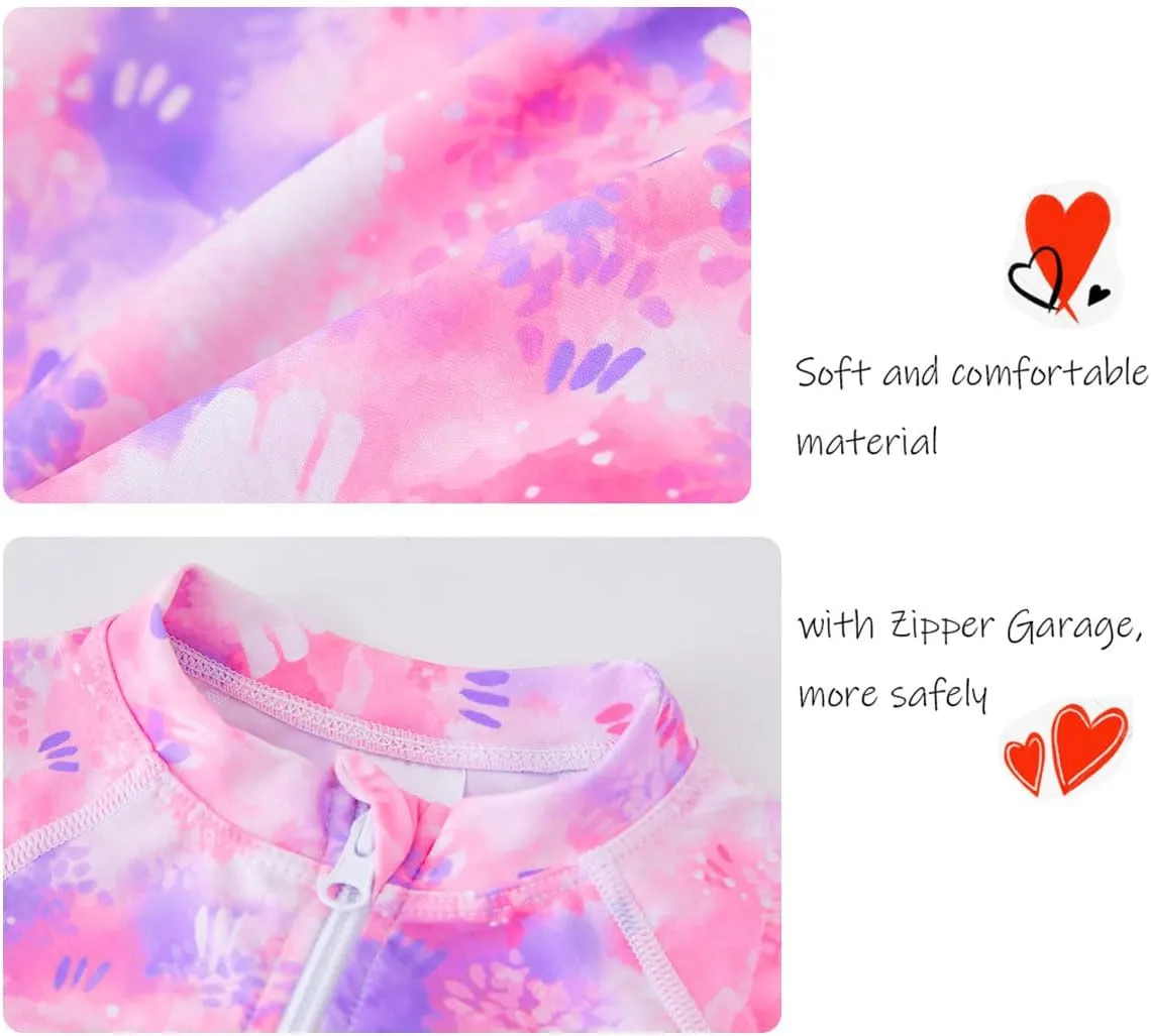 UMELOK Baby Girl Swimsuit Infant Rash Guard Swimwear UPF 50  Sun Protection Bathing Suit
