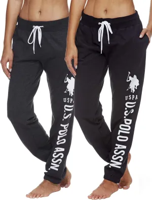 U.S. Polo Assn. Essentials Womens French Terry Jogger Sweatpants