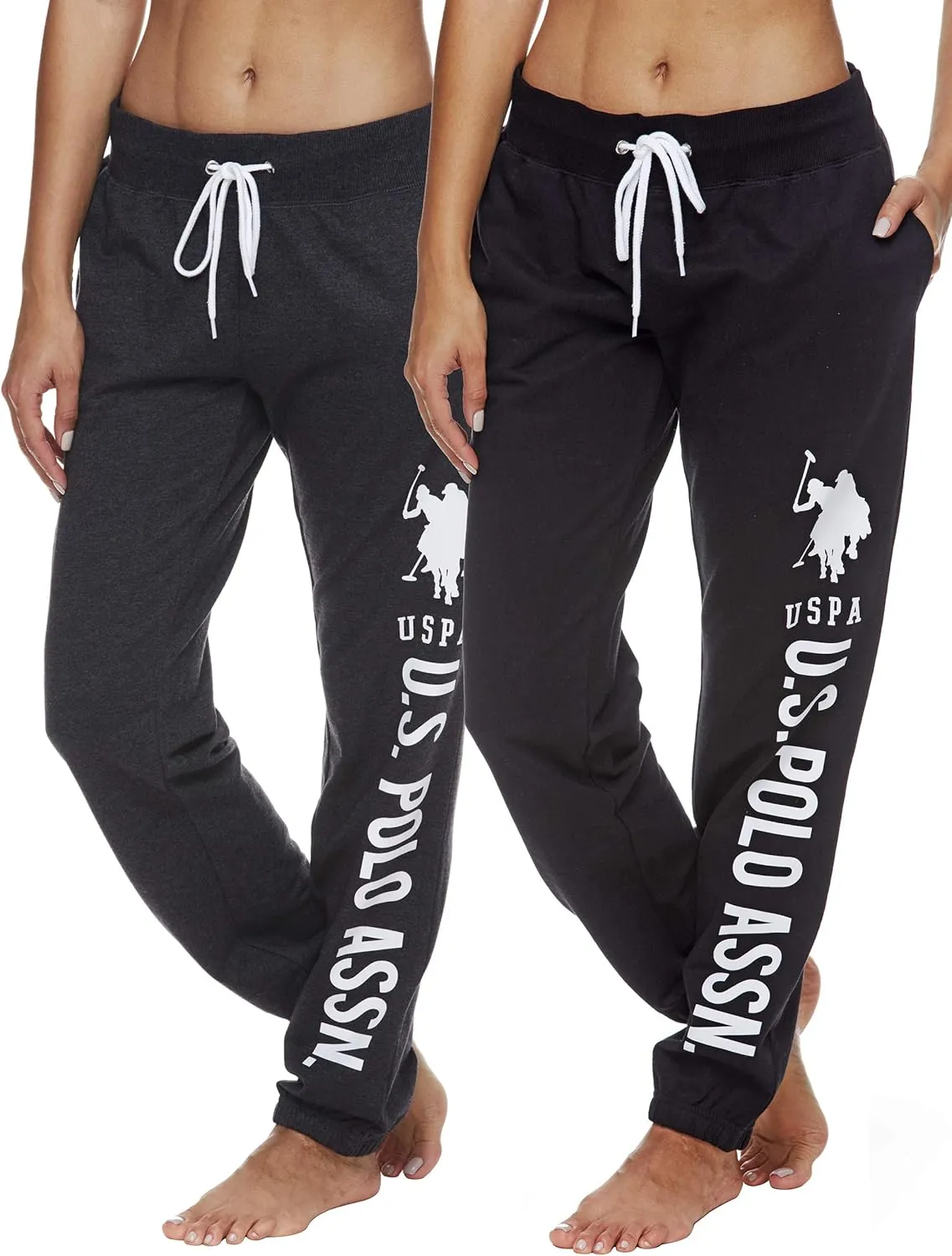 U.S. Polo Assn. Essentials Womens French Terry Jogger Sweatpants
