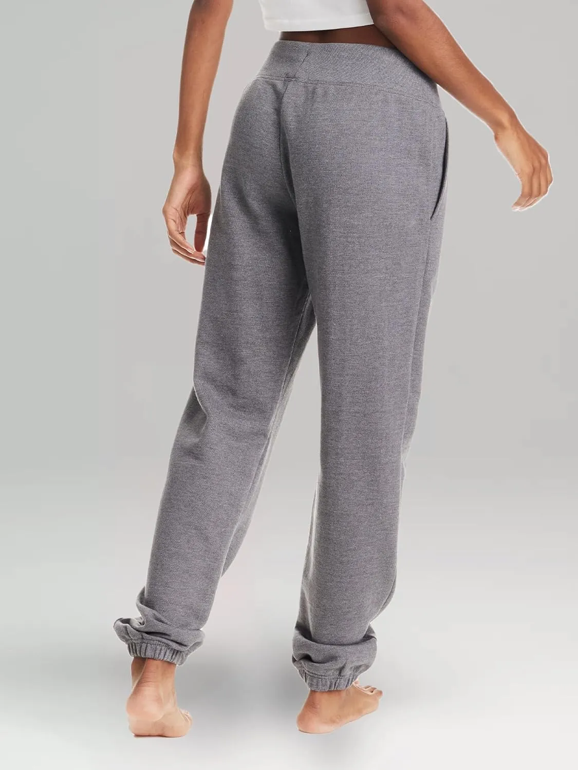 U.S. Polo Assn. Womens Sweatpants with Pockets, French Terry Womens Joggers or Wide Leg Sweats