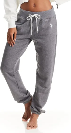 U.S. Polo Assn. Womens Sweatpants with Pockets, French Terry Womens Joggers or Wide Leg Sweats