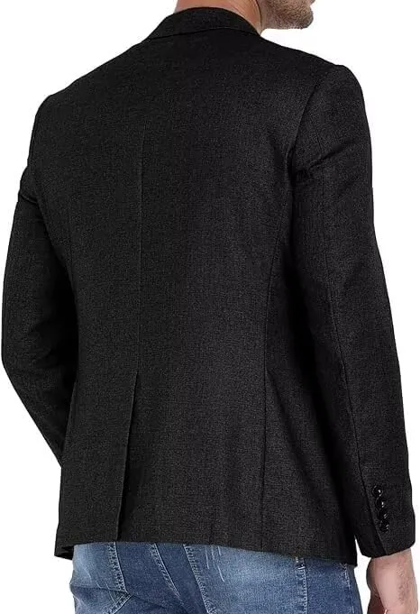 Wehilion Mens Casual Blazer Jacket Lightweight Sports Coat Suit Jacket for Summer Daily Business Wedding Party Travel