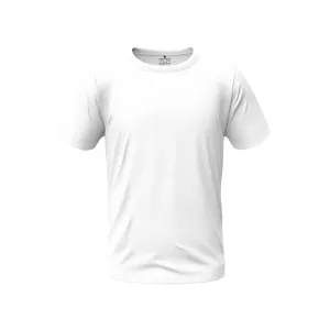 White Suvin Cotton Round Neck Casual Wear T-Shirt - Premium, Soft & Timeless tees