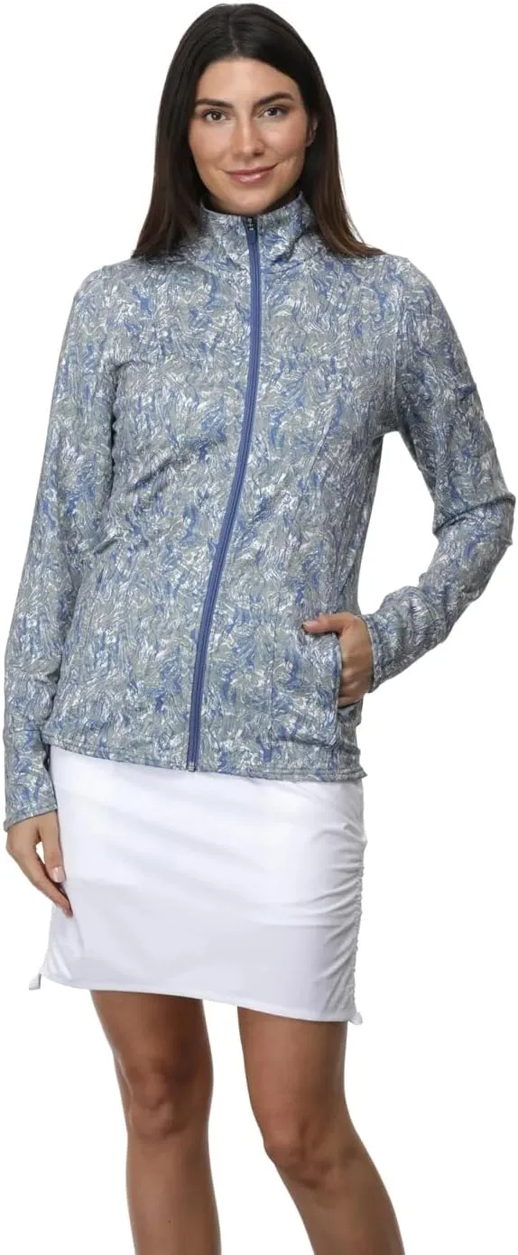 Women's Acadia Full Zip Active Jacket: UPF 40  Sun Protection, Quick-Dry Comfort