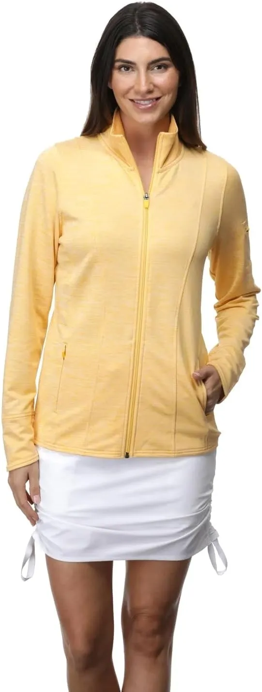Women's Acadia Full Zip Active Jacket: UPF 40  Sun Protection, Quick-Dry Comfort