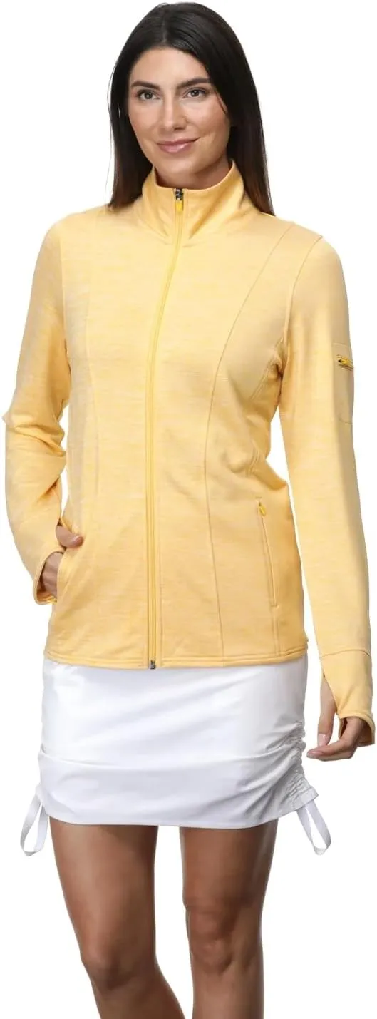 Women's Acadia Full Zip Active Jacket: UPF 40  Sun Protection, Quick-Dry Comfort
