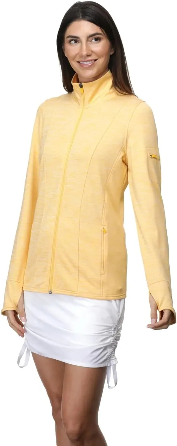 Women's Acadia Full Zip Active Jacket: UPF 40  Sun Protection, Quick-Dry Comfort