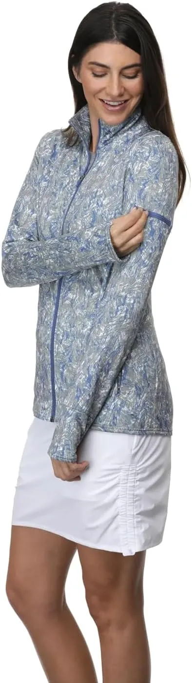 Women's Acadia Full Zip Active Jacket: UPF 40  Sun Protection, Quick-Dry Comfort