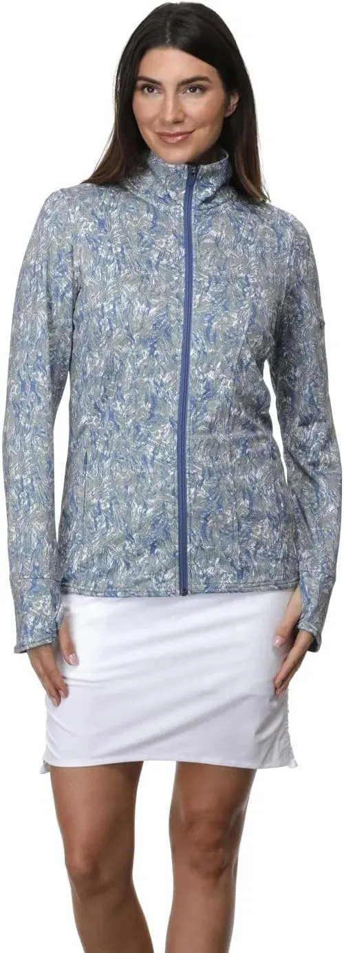 Women's Acadia Full Zip Active Jacket: UPF 40  Sun Protection, Quick-Dry Comfort